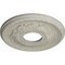 Ekena Millwork Palmetto Ceiling Medallion (Canopies up to 4 7/8"), 12 1/8"OD x 3 1/2"ID x 1"P, Pot of Cream Crackle CM12PMPCC - alternate 4